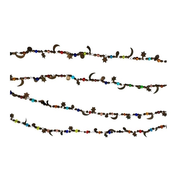 Yellow Golden Stars Design Tealight Holder - Picture 3 of 3